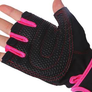 ถุงมือยางนีโอพรีนแบบครึ่งนิ้วระบายอากาศได้สำหรับยกน้ำหนักกลางแจ้งผลิตจากโรงงาน - Product Image 3