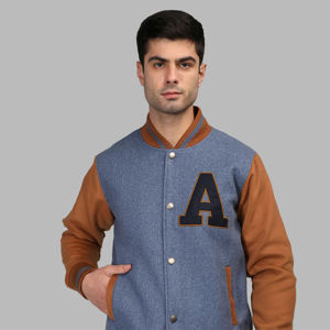Chaqueta universitaria de moda 2025 para hombre, duradera, ligera y perfecta para ropa informal y uso diario, chaqueta universitaria para hombre - Product Image 2