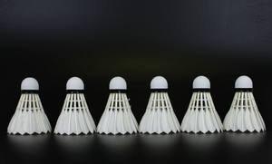 100% ORIGINAL RS LL classique classe a plume d'oie Badminto_n volant avec panneau de fibres + tête de liège naturel - Product Image 5