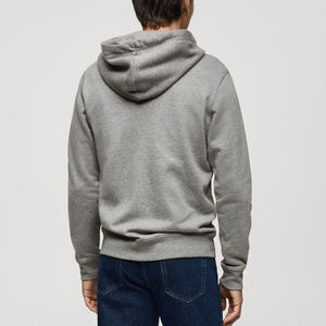 Sweats à capuche zippés surdimensionnés sur mesure 100% coton de haute qualité French Terry Blank Drop Shoulder Hip Hop Hoodie & Sweatshirt - Product Image 5