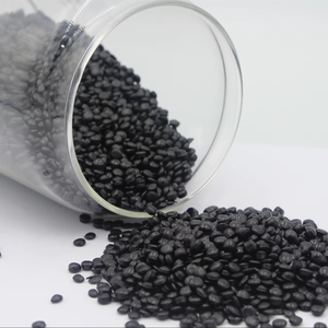 ชุดมาสเตอร์แบทช์บริสุทธิ์สำหรับการเป่าฟิล์มสีดำเงางามเม็ดพีพีสำหรับวัสดุพลาสติก - Product Image 1