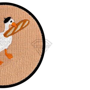 ผ้าปักลายดอกไม้ผ้ากำมะหยี่สำหรับเย็บติดผ้ากำมะหยี่งานปักสไตล์ใหม่ออกแบบได้ตามต้องการ - Product Image 4