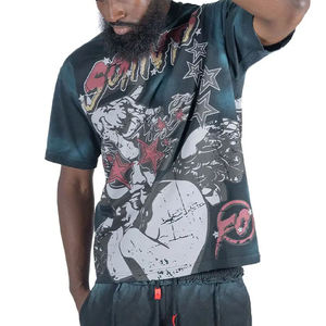 เสื้อยืดผ้าฝ้าย100% ใส่ได้ทั้งชายและหญิงทรงโอเวอร์ไซส์ระบายอากาศได้เป็นมิตรกับสิ่งแวดล้อมสำหรับผู้ชายและผู้หญิง - Product Image 4