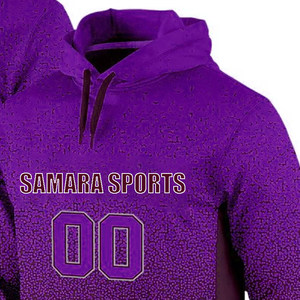 Sudadera con capucha de algodón grueso con estampado de animales, estilo Y2K, vintage, desgastada, con lavado ácido, oversize, para mujer, de Sarama Sports - Product Image 2