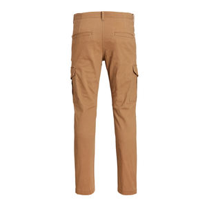 กางเกงวิ่งขายาวผ้าสแปนเด็กซ์ผู้ชายกางเกงใส่นอนสไตล์ลำลองมีตะเข็บด้านข้างมีกระเป๋า - Product Image 5