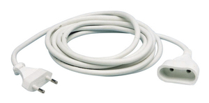 3m. tubo di prolunga rotondo 2x1mm. bianco (F-Bright 0902043-E) - Product Image 1