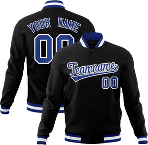 Veste universitaire à la mode avec broderie de lettres en chenille personnalisées Applique personnalisée College Baseball Letterman Bomber Jacket - Product Image 5