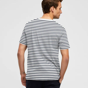 Venta al por mayor 180g 100% algodón promocional liso en blanco personalizado moda camiseta - Product Image 2