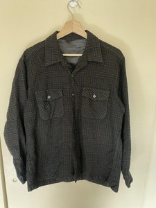 Ropa de calle esencial de gran tamaño Vintage 60s Towncraft 100% camisa a cuadros de lana peinada Penneys camiseta al por mayor - Product Image 5