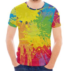 T-shirt de sport à séchage rapide en polyester 100% pour hommes ODM Design personnalisé Impression par sublimation Transfert de chaleur Logo Collection 'Wak Print' - Product Image 4