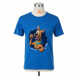 Camisetas de Hombre de Diseño Personalizado a Bajo Precio, Corte Holgado, 100% Algodón, Transpirables, de Secado Rápido, Impresión por Sublimación, a la Moda - Product Image 1