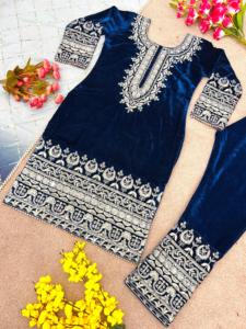 ชุดสูทผ้ากำมะหยี่ปักเรียงตามลำดับสำหรับนักออกแบบล่าสุด - Product Image 3