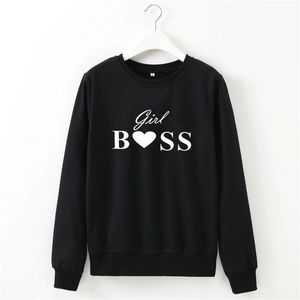 Sudadera con estampado de letras de calidad superior para mujer OEM al por mayor ropa informal de invierno poliéster ligero transpirable logotipo frontal - Product Image 3