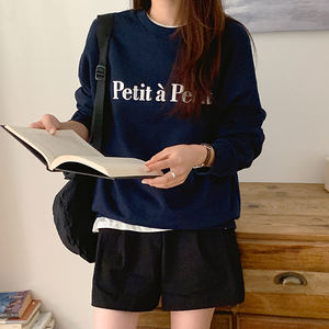 Bien hecho Venta caliente Casual Uso diario Buena calidad Loose Fit Stripe T Shirt Ropa Affit Loose Fit Sudadera - Product Image 5