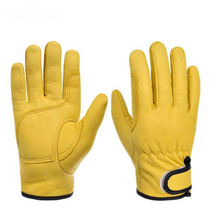 Gants de soudage en cuir anti-coupure Compatible avec écran tactile Sécurité Logo personnalisé Durable Respirant Résistant à la chaleur Utilisation industrielle - Product Image 4