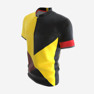 เสื้อเบสบอลแขนสั้นผ้ายืดแห้งเร็วเสื้อกีฬาพิมพ์ลายระบายอากาศ - Product Image 6