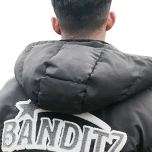 Chaqueta acolchada con bordado de chenilla de lujo, elegante y cálida para el invierno - Product Image 5