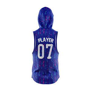 Camisetas de Flag Football Personalizadas 7v7 para Hombre, Sin Mangas, OEM ODM, Tallas Grandes, Impresión por Transferencia de Calor, 100% Poliéster, Absorben la Humedad - Product Image 5