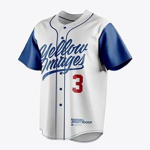 Vente en gros de maillot de baseball de haute qualité avec logo d'équipe personnalisé entièrement imprimé par sublimation respirant à séchage rapide 100% vêtements de softball - Product Image 2