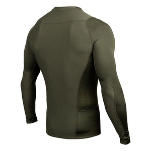 Respirant 100% Polyester Matériel Sublimé Blanc Hommes Rash Guards Manches Longues Hommes Rash Guard Compression Chemises - Product Image 3