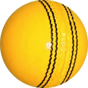 Pelota de Cricket de Primera Calidad 2025, Color Amarillo, Pelota de Práctica de Nivel A, Pelotas de Cricket para Interiores, Cómodas, de Alta Calidad, Servicio Personalizado - Product Image 1