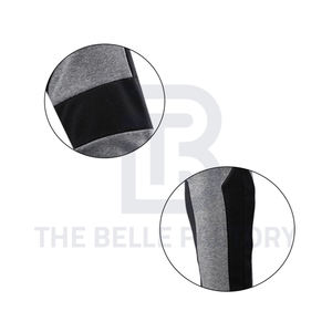 Venta al por mayor transpirable hombres deportes pulóver chándales logotipo personalizado peso pesado moda traje sólido ajuste perfecto ropa masculina - Product Image 6