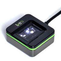 ZKT SLK20R Registrador de Asistencia de Tiempo de Escritorio, Escáner Biométrico de Huellas Dactilares Digital USB, Resolución de 500DPI