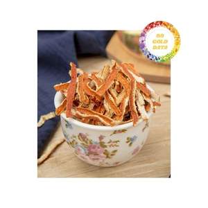 Cáscara de mandarina natural premium deshidratada en hojuelas enteras y rodajas de cáscara de naranja a granel para uso culinario, cocina y té - Product Image 3