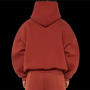 Nuevo diseño personalizado de peso pesado 500 Gsm Drop Shoulder Hoodie fabricantes en blanco 100% algodón de gran tamaño de alta calidad Hoodie - Product Image 2