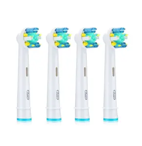 CleanMaximiser 기술이 적용된 Oral-B 치실 액션 전동 칫솔 헤드, 더 깊은 플라그 제거를 위한 각진 강모