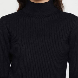 Tops de Invierno de Manga Larga con Cuello Alto Simulado, Corte Regular, para Mujer, Color y Logotipo Personalizados, Alta Calidad - Product Image 6