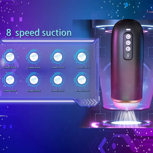 جهاز استمناء ذكري أوتوماتيكي مع اهتزاز للقضيب، كأس استمناء على شكل مهبل، ألعاب جنسية للرجال - Product Image 3