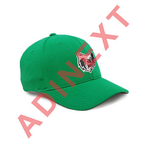 หมวกเบสบอลผ้าทอลายทแยงผ้าคอตตอนแท้ปักลายด้วยผ้า - Product Image 4
