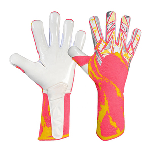 Gants de gardien de but en cuir de haute qualité sur mesure, réglables, antidérapants, professionnels, pour la capture de ballons - Product Image 1