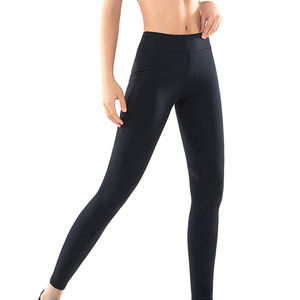 Mallas de cintura media sólidas transpirables de secado rápido para gimnasio y Fitness para mujer, sin potencia, ajustadas, para entrenamiento, para correr, ropa activa, entrenamiento de Yoga - Product Image 5