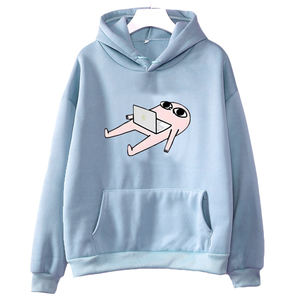 Sweats à capuche/sweatshirts pour femmes ensemble tout blanc uni surdimensionné hommes et femmes à capuche OEM soutien sweats à capuche personnalisés - Product Image 1