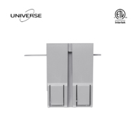 Boîtier de jonction antidéflagrant en PVC pour interrupteur électrique, homologué ETL, 20,3 pouces cubes, 1 module, avec bride, en plastique