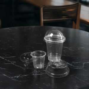 Quang Quan Factory Vasos desechables de plástico PP de una sola pared 12oz y 16oz 95mm Tamaño Ecológico Bebidas frías y calientes Café helado - Product Image 6