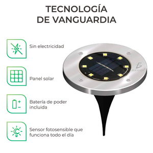 Lot de 4 lampes solaires modernes étanches pour sol, LED blanc chaud, pour jardin, avec alimentation DC certifiée IP65 ROHS - Product Image 3