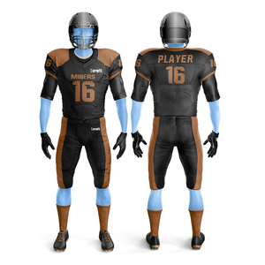 À la mode en grande taille ensemble d'uniformes de la plus haute qualité utilisation pour les hommes hauts de football américain maillot de football américain - Product Image 1