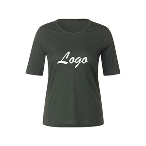 เสื้อผ้ากีฬาแบบปรับแต่งได้สำหรับใช้ในยิม วิ่งออกกำลังกาย OEM/ODM เสื้อยืดกีฬาผู้หญิงคุณภาพสูง ระบายอากาศ แห้งเร็ว ดีไซน์เรียบง่าย - Product Image 4