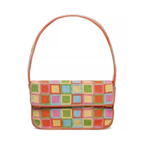 Sac à main en cuir perlé fait main NOVA STAR CRAFT Broderie florale de haute qualité Design complexe Options personnalisables - Product Image 6
