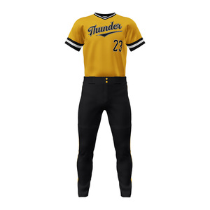 เสื้อเบสบอลสั่งทำลายพิมพ์โลโก้ปักเครื่องแบบพิมพ์ลายไซส์ใหญ่พิเศษ - Product Image 2