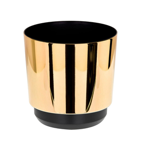 Decorative Home Plants Storage Brass Planter With Balance Base Brass Rod Stand Handmade Factory Customized Metal Planter - Product Image 4