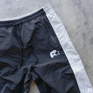 Custom Streetwear Sports <b>Pants</b> Mens Custom Embroidery Logo Wide Leg <b>Baggy</b> Nylon <b>Track</b> <b>Pants</b> for Men - Product Image 3