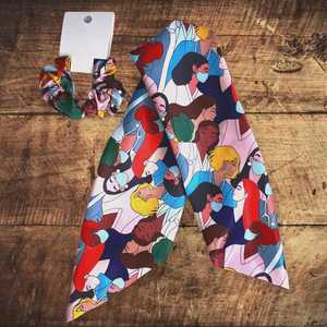 <b>Hair</b> Tie for Nurses , Nursing <b>Hair</b> Lace , <b>Hair</b> Ribbon for Nurses , <b>Scrunchie</b> , Gift for nurses Ponytail <b>Hair</b> Ribbon by Vaslcare - Product Image 2