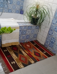 Alfombras Dhurrie de lana hechas a mano de alta calidad, alfombrillas de yute anudadas a mano, lavables, para exteriores, sala de estar, decoración del hogar, tejidas a mano - Product Image 3