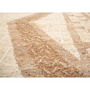 Tapis en jute et chanvre noué à la main Thyme Ivory PKJT-7003 à motif géométrique pour usage domestique - Product Image 3