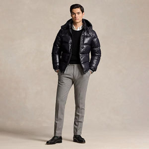 Vestes pour hommes prix de gros pour l'extérieur couleur noire légère et chaude nouvelle meilleure nouvelle veste polaire brillante pour l'extérieur service OEM en duvet épais - Product Image 2