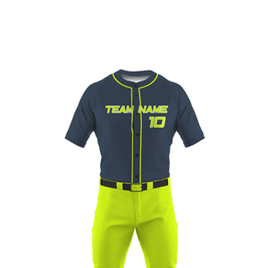 Ensemble de tenue de baseball pour hommes grande taille respirant sur mesure 2025, vêtements de sport de softball de haute qualité - Product Image 4